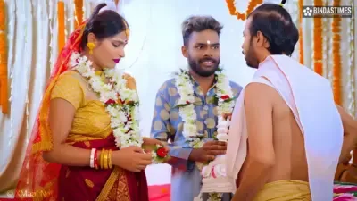 Desi Busty New Bride Fucked by Her EX Boyfriend In Front Of Her Husband
